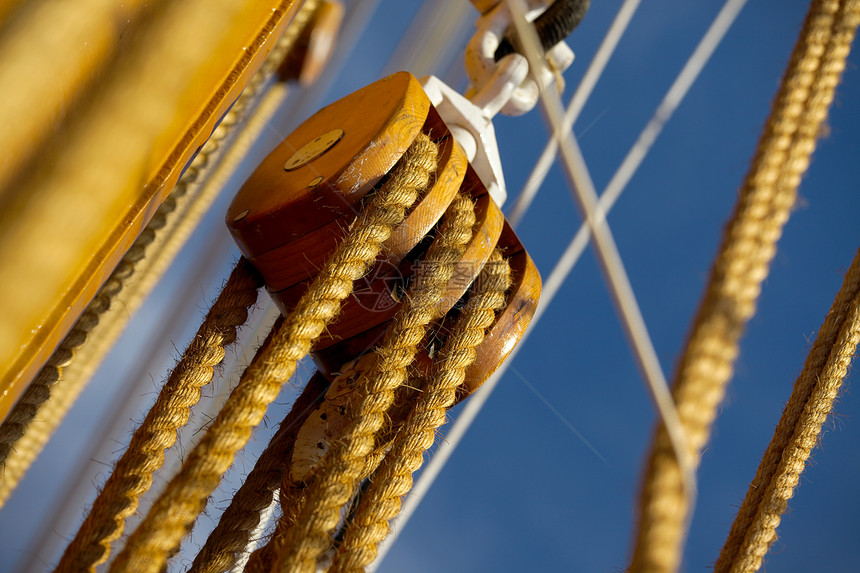 航帆海盗护卫舰滑轮血管巡航蓝色运输历史导航木头图片