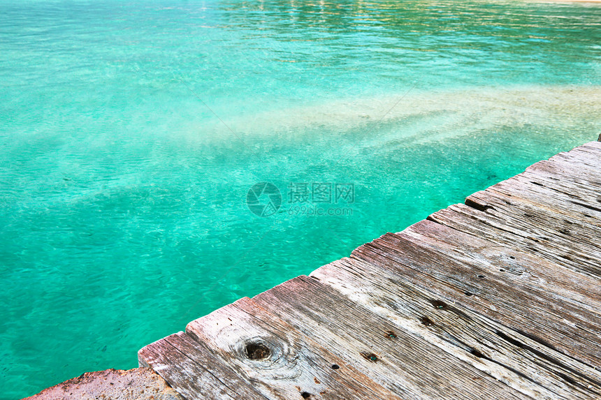 海边喷气蓝色海洋热带风景绿色海景海滩旅行平台假期图片