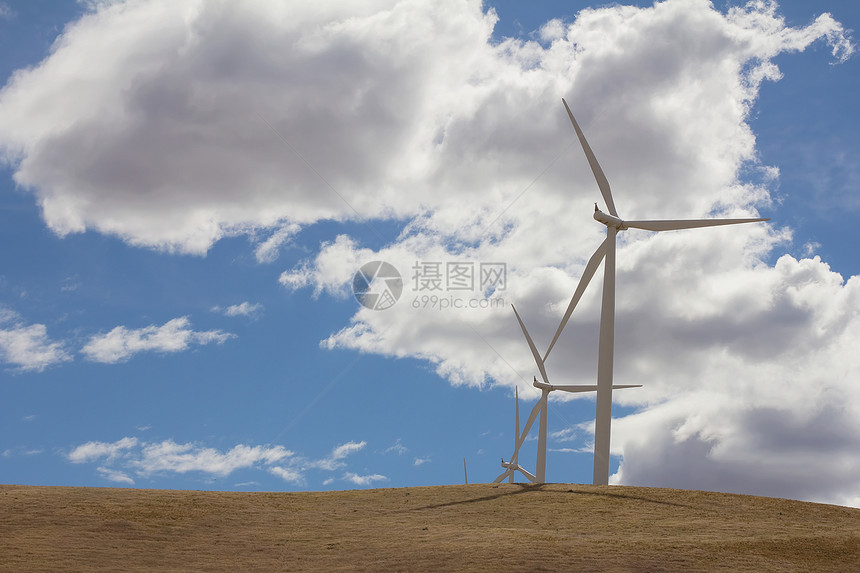 金代尔华盛顿的风力涡轮农场图片