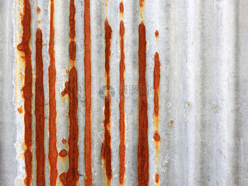 Rusty 腐蚀铁金属质料平铺技术海浪机库墙纸瓷砖材料构造栅栏橙子图片