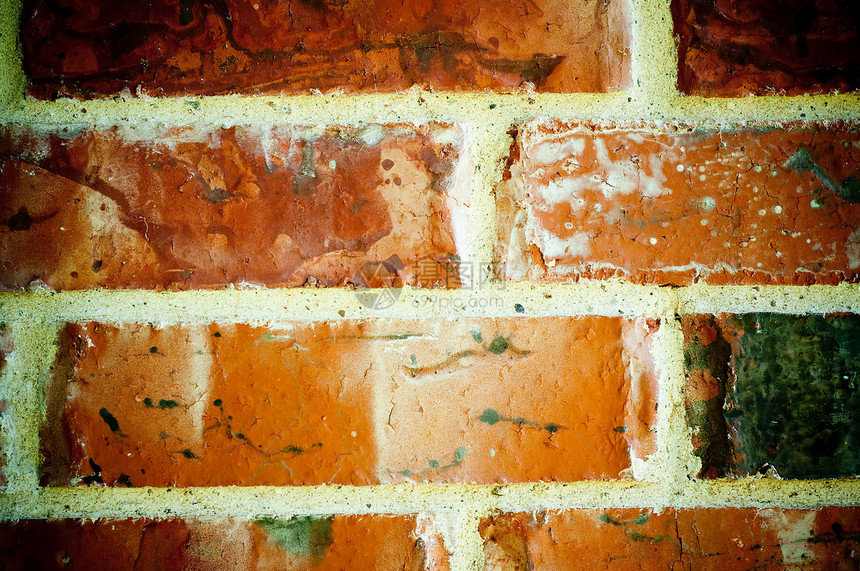红砖墙纹理石头棕色房子石工水平水泥橙子矩形材料红色图片