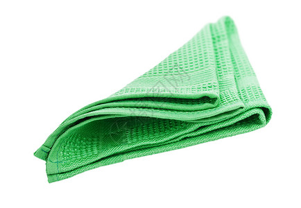 绿纸巾配饰回收商品绿色格子农业打扫纺织品白色产品背景图片