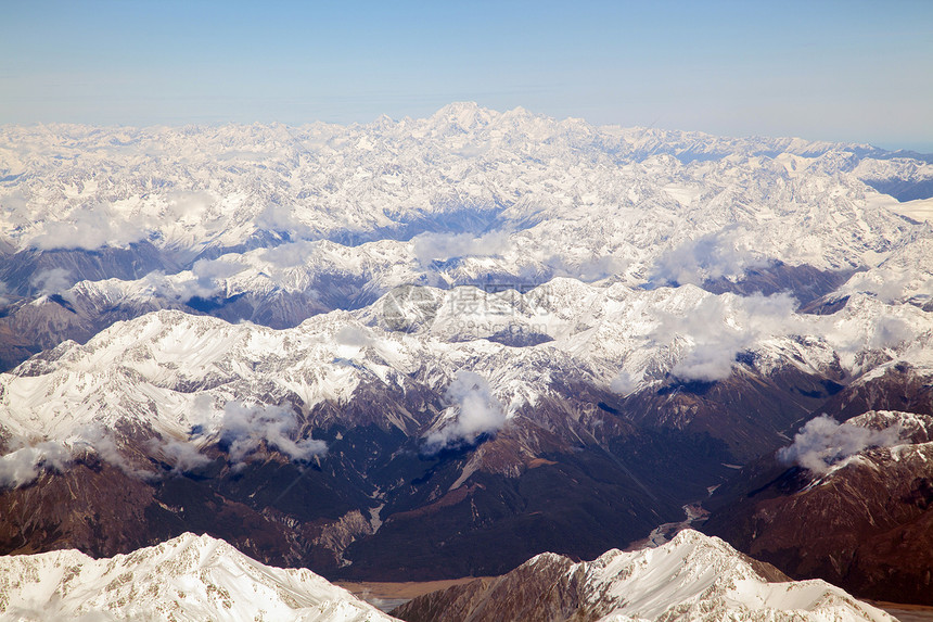 库克山森林天线旅游岩石天空公吨生态高度冰川蓝色图片