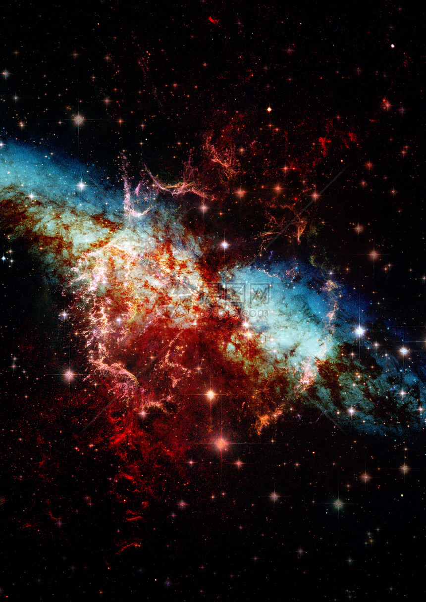 在空间和星云的星域紫色星座场地气体科学天文学纺纱绘画行星乳白色图片