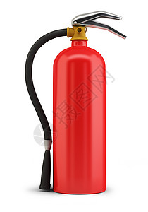 灭火器消防栓危险窒息冒险插图消防队员燃烧软管白色工具背景