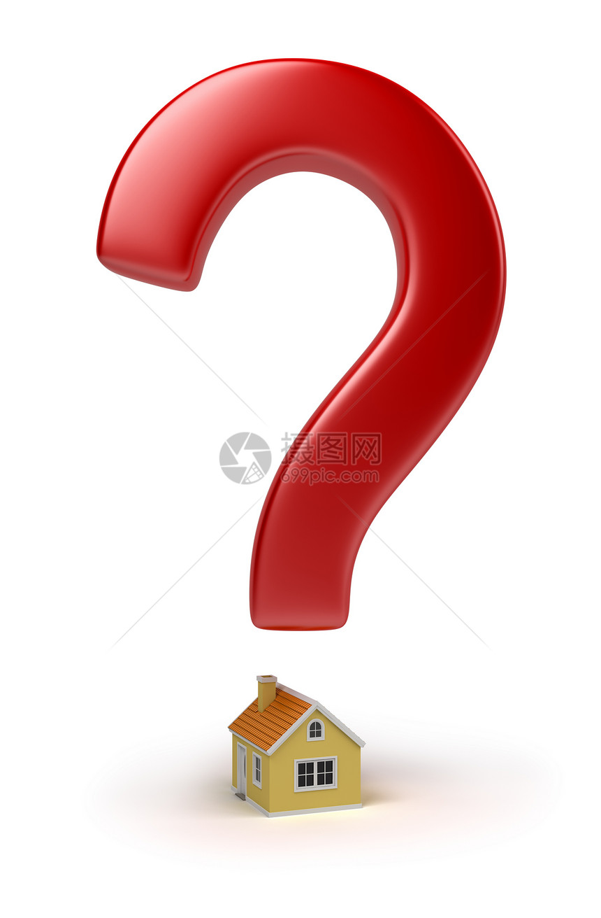 家庭问题红色房地产住宅信用商业插图抵押白色财产市场图片