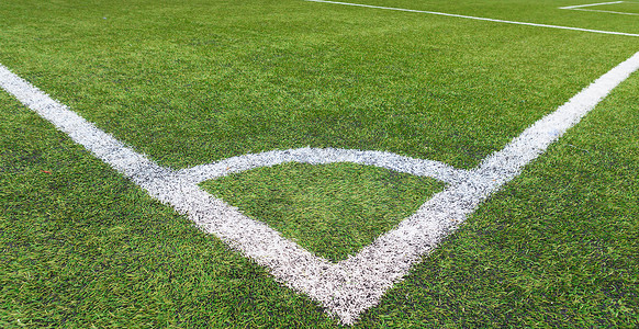 足球场角线足球地形条纹游戏角落娱乐沥青线条法庭绿色背景图片