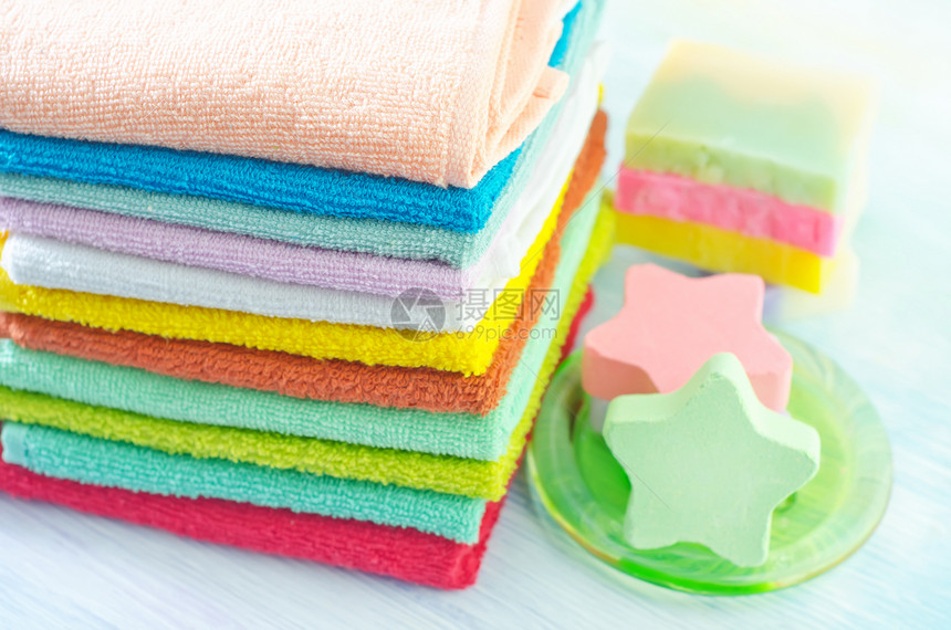 毛巾和肥皂治疗身体奢华温泉沙龙酒店洗澡旅馆淋浴叶子图片