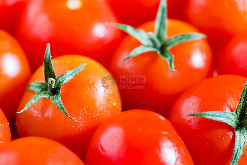 番茄绿色红色健康素食者食物水果图片