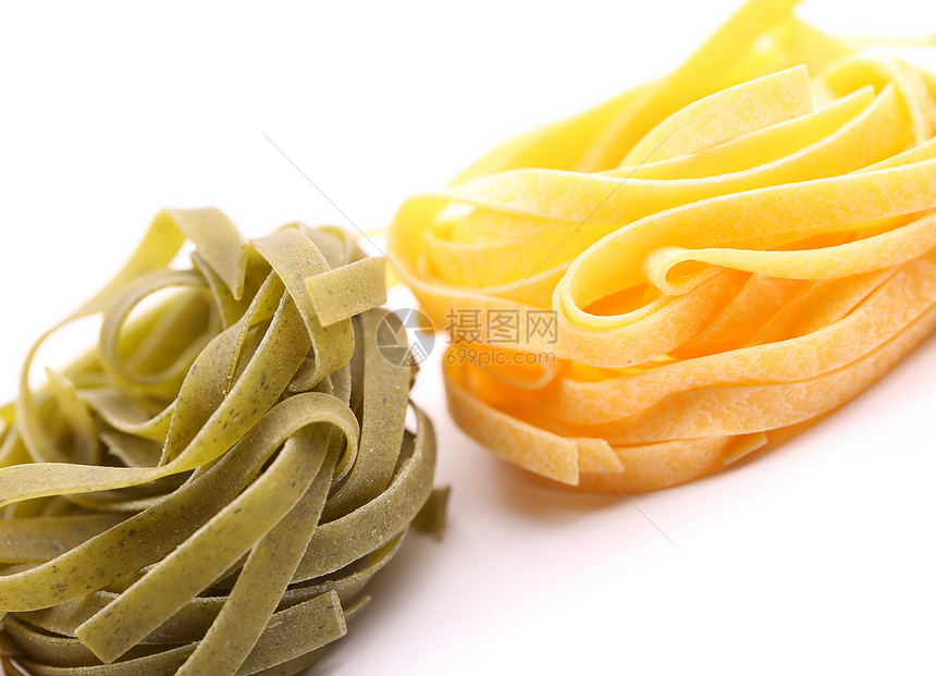 意大利面食面条食品绿色红色生产黄色午餐食物生活菠菜图片