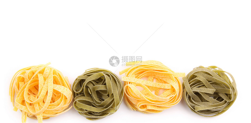 塔利阿泰尔意大利面条和意大利意粉黄色红色生产绿色菠菜午餐白色生活健康食品图片