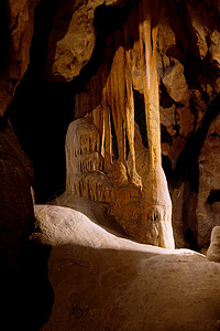 洞穴柱子流石石头钟乳石石笋矿物地质学岩溶编队岩石高清图片