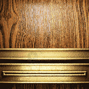 ps金木素材金金和木木背景艺术装饰品木头装饰插图黄色奢华金子风格金属插画