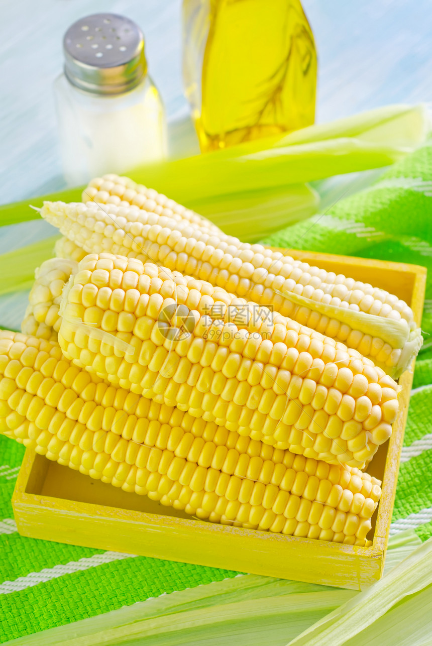 原玉米蔬菜农场团体耳朵饮食农业桌子粮食种子金子图片