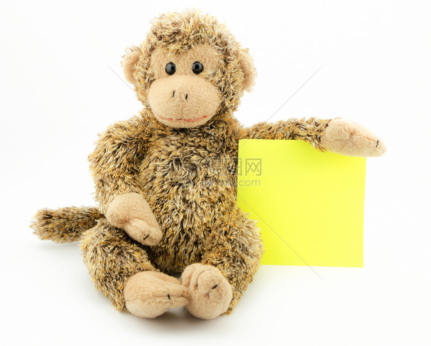 带笔记板的小猴子图片