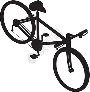赛车自行车运动插图背景图片