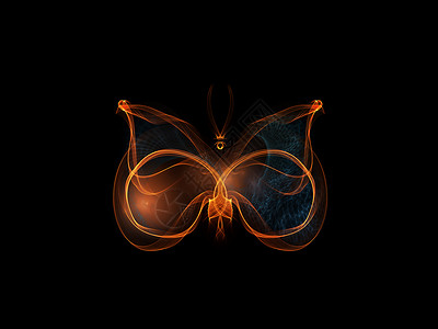蝴蝶元素轻轨黑色想像力创造力数学翅膀昆虫背景图片