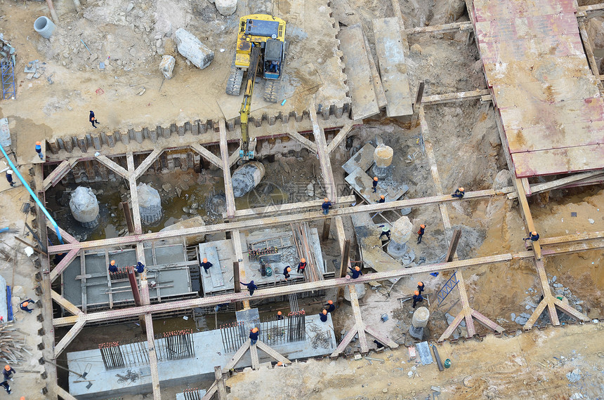 建筑工地建筑物工匠房地产安全反铲重工业水泥建筑工人服务活动图片