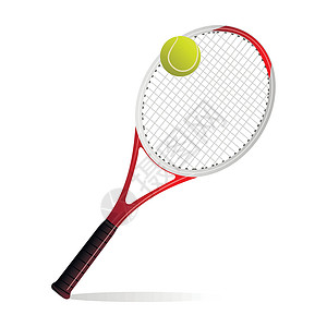 第10集网球游戏活动竞赛闲暇插图圆圈运动曲线圆形绿色灰色插画
