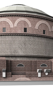 万神殿8渲染建筑学旅行观光圆顶背景图片