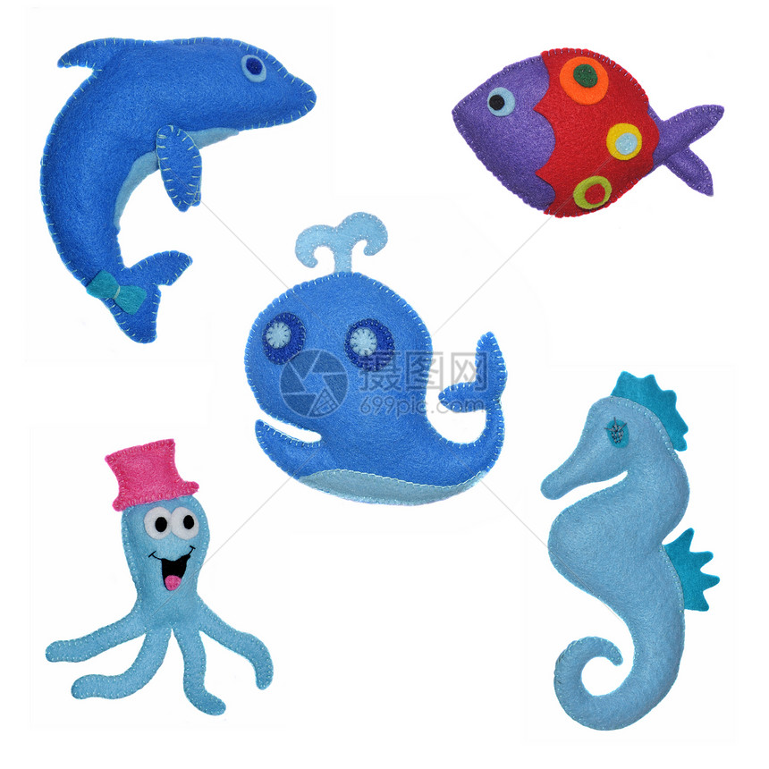 轻玩具孩子们海马动物章鱼图片