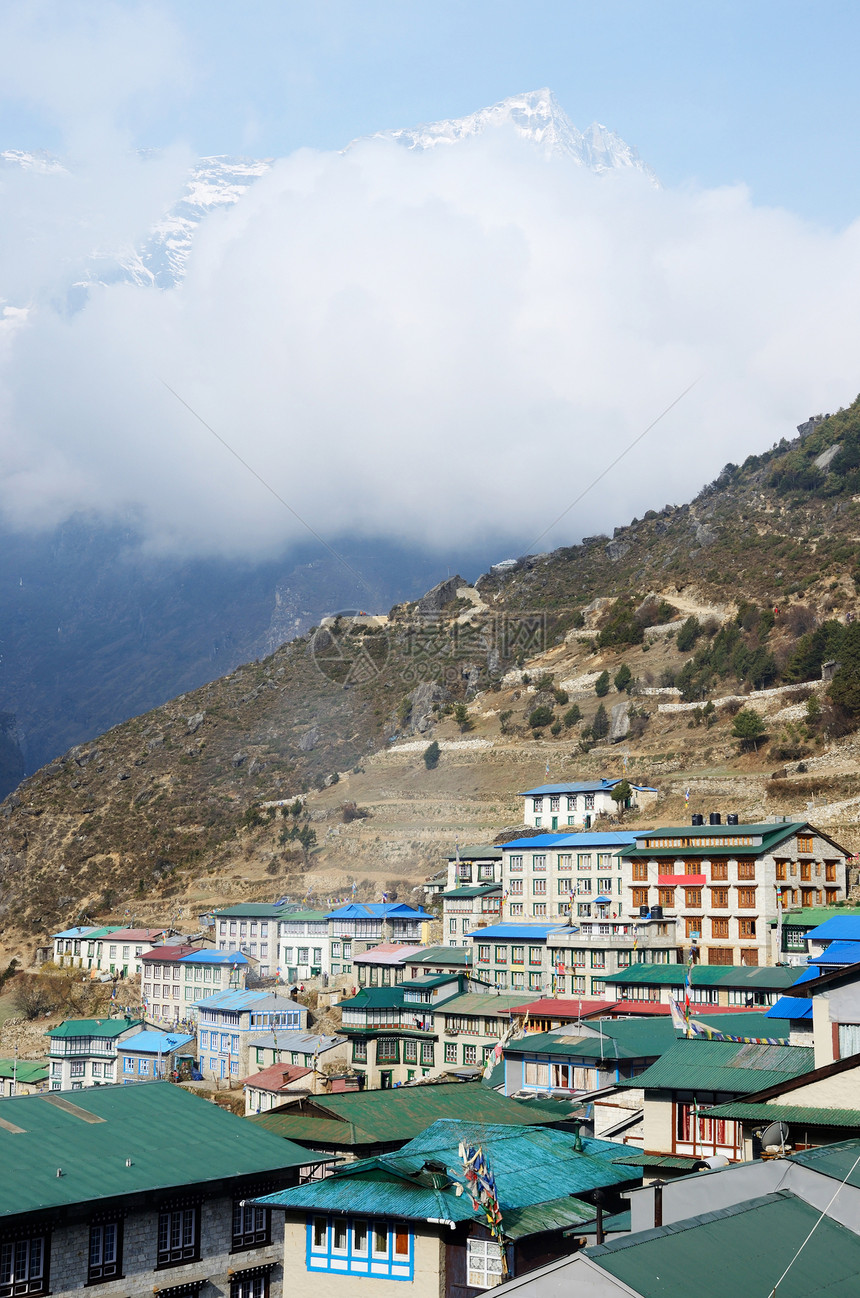 村-尼泊尔Sherpa人首府图片