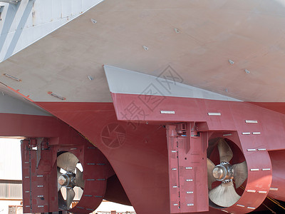 船港口船尾船厂商业运输船舶船运金属发射材料背景图片