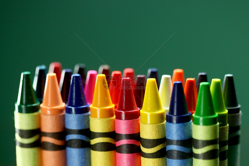 回到学校的色彩多彩蜡笔团体框架绘画艺术调色板洪水铅笔边界创造力图片