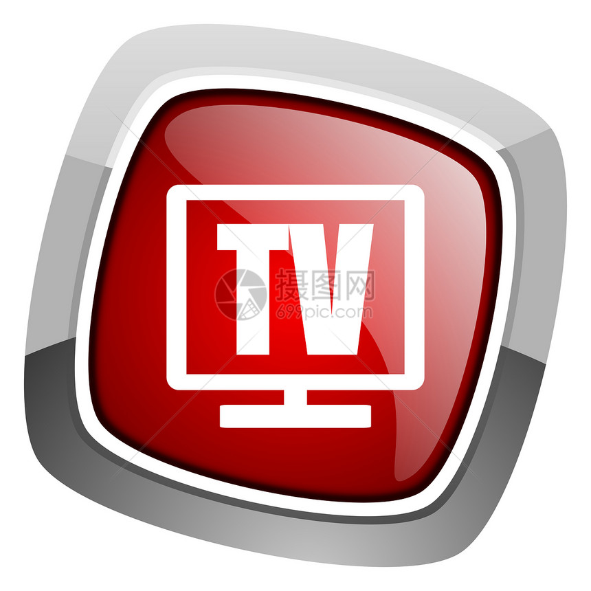 tv 图标合金互联网商业屏幕监视器视频日程网络按钮电影图片
