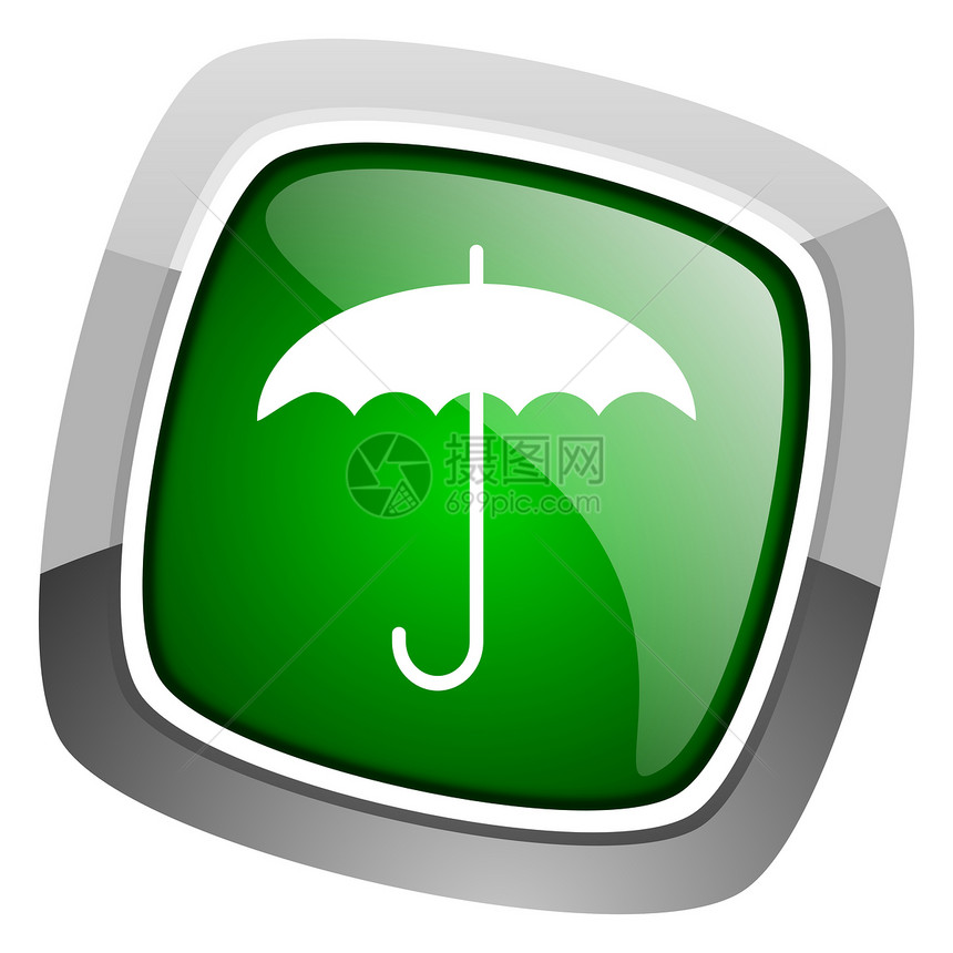 雨伞图标互联网酒精网络湿度假期钥匙下雨合金正方形季节图片