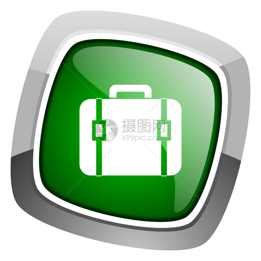 行李图标互联网假期正方形标签游客旅游酒店案件商业运输图片