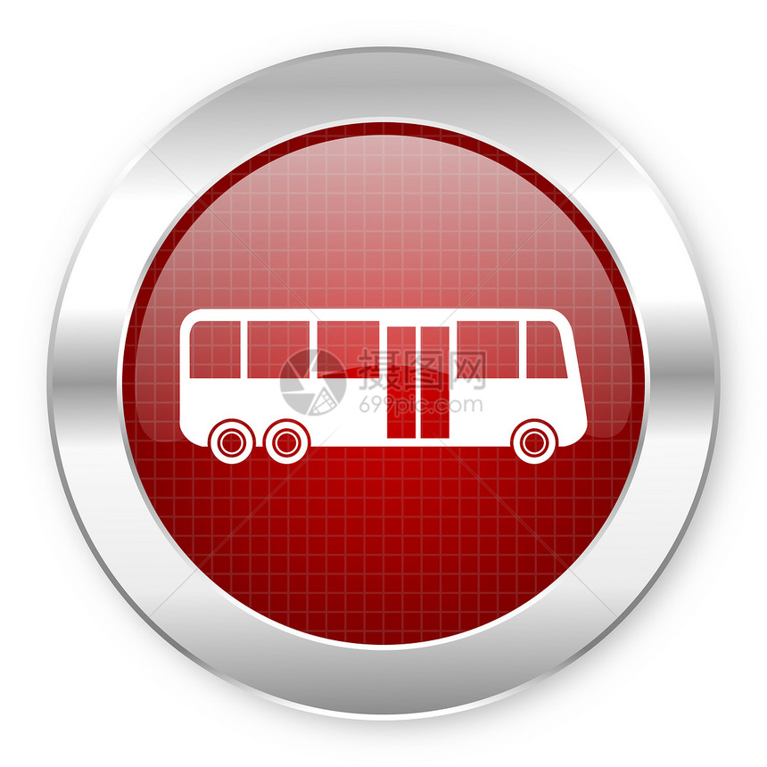 公共汽车图标圆圈货物旅行钥匙城市互联网商业假期运输合金图片