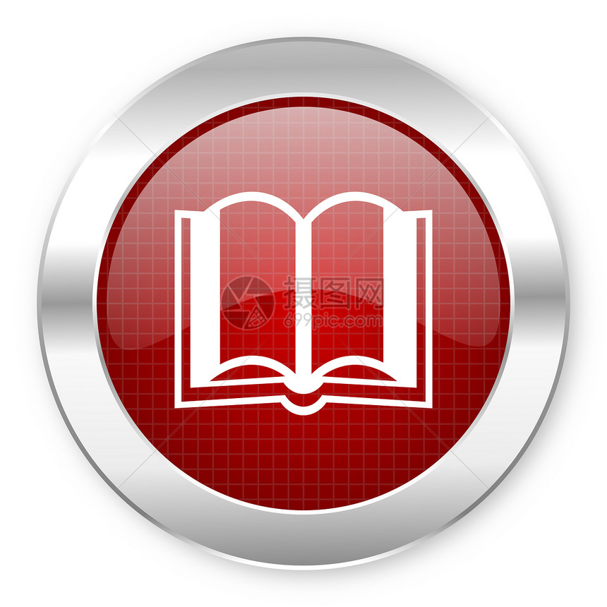 书书图标图书馆横幅页数按钮网络书店圣经图书商业红色图片