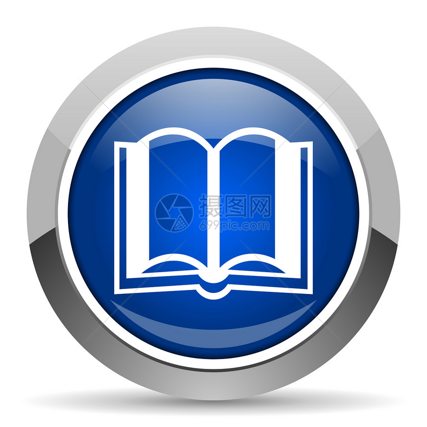 书书图标软垫互联网图书店铺电子书钥匙蓝色商业网络页数图片