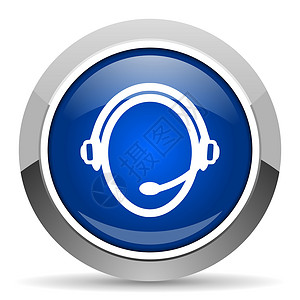 客户服务用户服务图标按钮问题耳机商业蓝色顾客互联网钥匙操作员电子商务背景图片