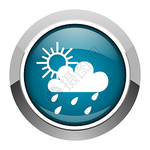 蓝色天气图标天气预报图标蓝色温度电话商业网络多云气氛晴雨表气候预测背景