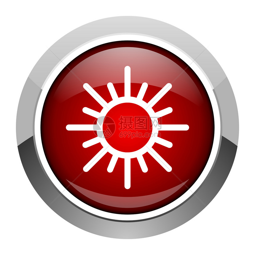 太阳图标晴天天气预报钥匙横幅网络气象圆圈按钮商业图片
