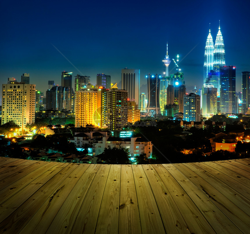 吉隆坡 马来西亚吸引力景观木头天空建筑学地标夜生活旅游市中心双胞胎图片