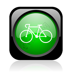 黑色和绿色平方网络灰色图标菜单活动旅游自行车互联网网站速度驾驶骑术商业背景图片