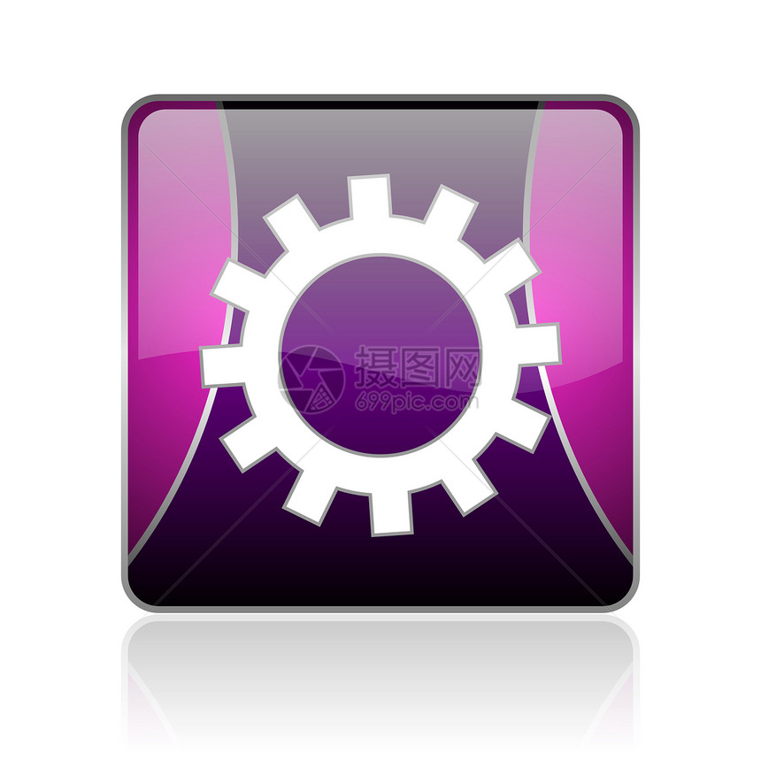 紫色平方网络光亮图标钥匙仪表网站维修互联网技术乐器正方形服务引擎图片