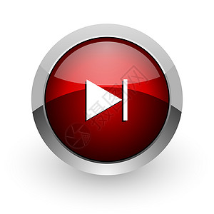 下个红圆网络闪光图标红色读者商业钥匙喷射歌曲电视网站控制录音机背景图片
