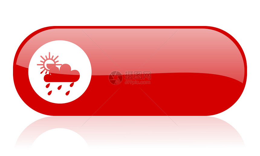 红色天气红网络光亮图标标签气氛多云横幅晴雨表预测温度按钮网站气候图片