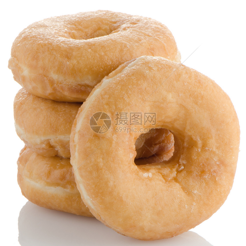 甜甜圈营养饮食包子甜点奶油小吃糕点早餐肥胖圆圈图片