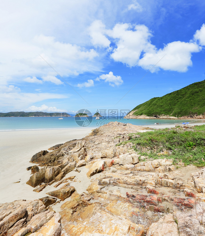 香港海滩天气冲浪海洋季节场景放松假期功夫天空海岸图片
