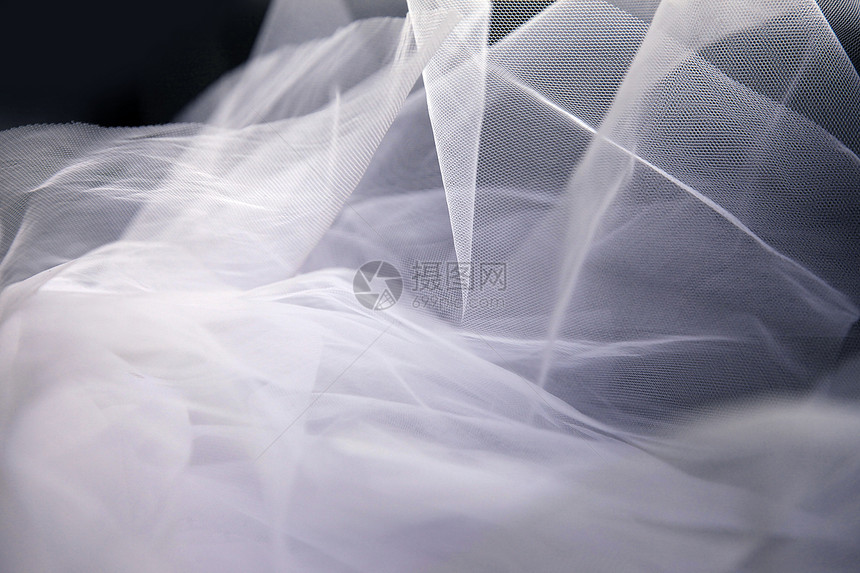织纱面纱奢华白色女性化蕾丝材料女士织物女性装饰品婚礼图片