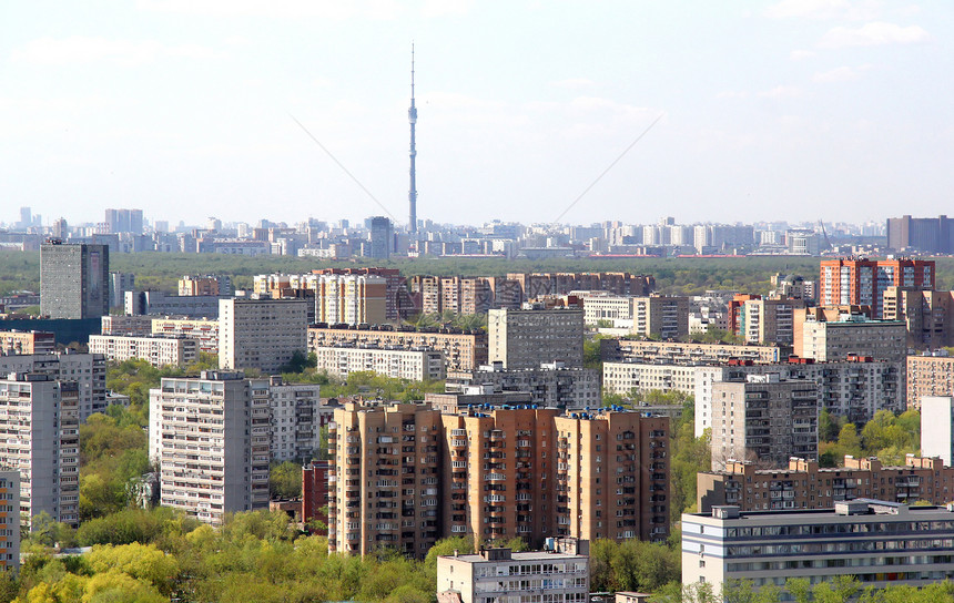莫斯科收音机住宅卧室电视天空游客旅游中心高楼天际图片