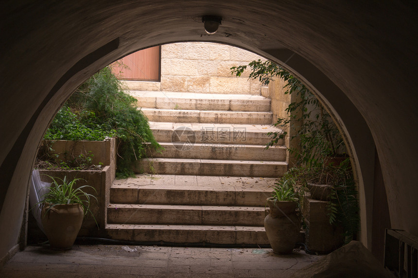 耶路撒冷 旧城内建筑学石头圣经城市建筑物游客文化地标假期街道图片