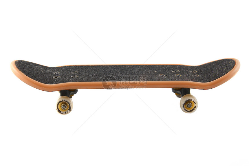 玩具滑板指板滑冰闲暇轮子运动木板白色图片