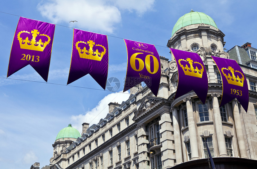 伦敦皇家钻石大庆银行家城市历史性纪念日横幅周年旅行地标联邦观光旅游图片