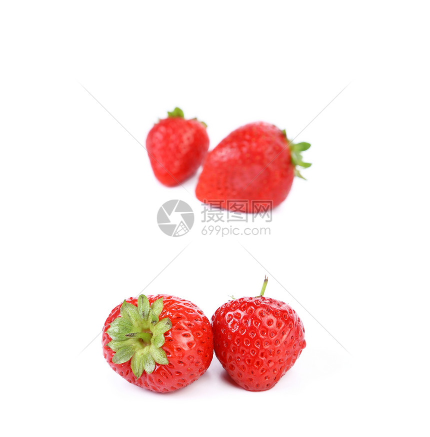 草莓水果养分饮食宏观美食小吃食物浆果叶子团体图片